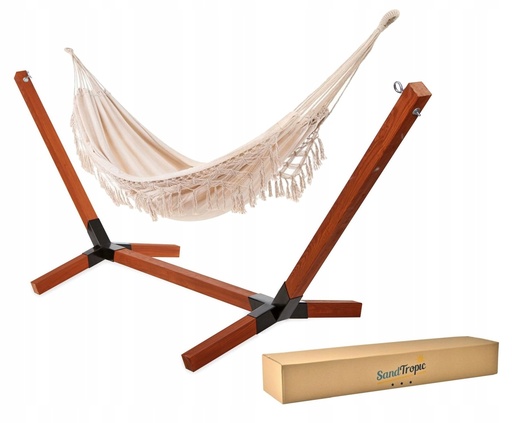 [0000001524] Stelaż na hamak impregnowany 150kg BOHO ecru